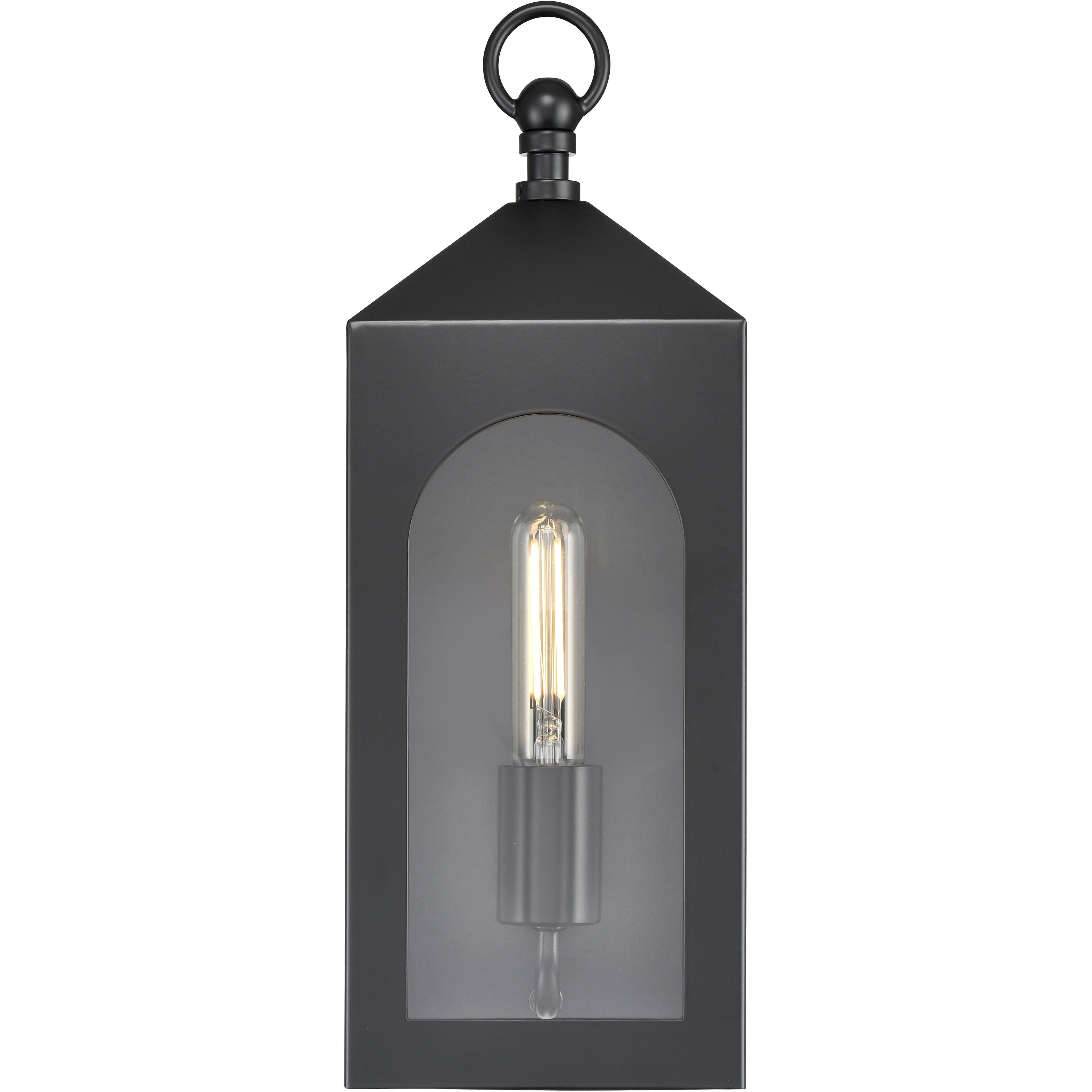 Bratton 1 Light 16 inch Powder Coated Black Outdoor Wall Sconce